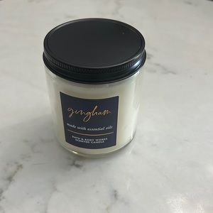 Gingham Single-Wick BBW Candle